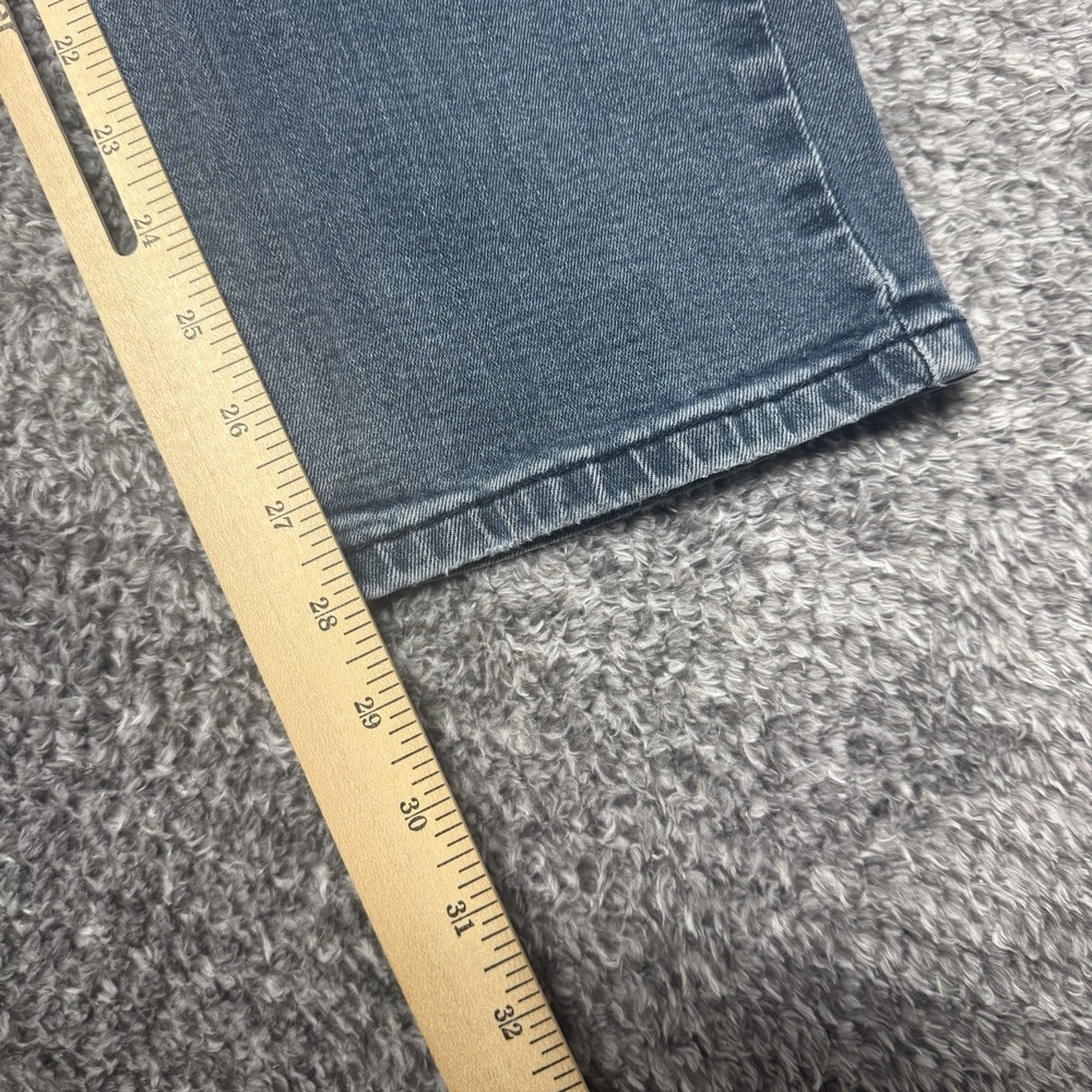 Levis 511 Jeans Mens 34x30 Black Gray Slim Straight Stretch Denim Mid Rise Pants - Picture 9 of 11